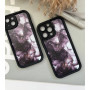 Фиолетовый мраморный чехол для iPhone 13 Pro